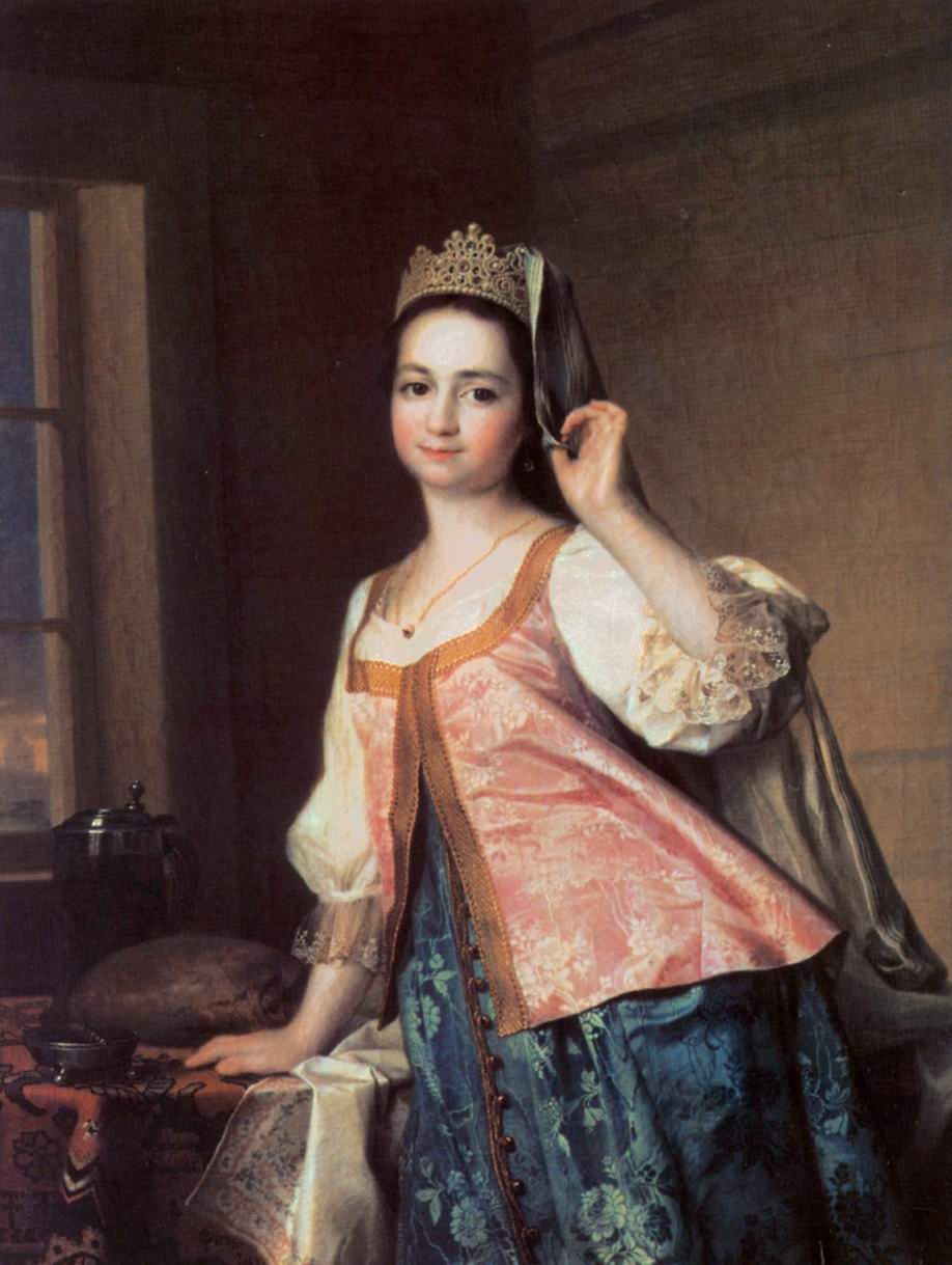 Портрет Агафьи Дмитриевны (Агаши) Левицкой, дочери художника, Левицкий Дмитрий Григорьевич
